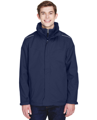 88205T Ash City - Core 365 Men's Tall Region 3-in- in Classic navy