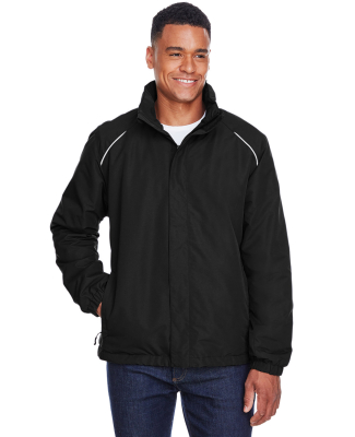 88224T Ash City - Core 365 Men's Tall All Seasons  in Black