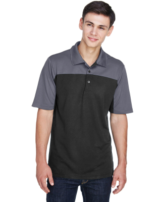 CE101 Ash City - Core 365 Men's Balance Colorblock in Black/ carbon