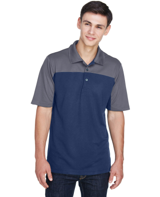 CE101 Ash City - Core 365 Men's Balance Colorblock in Classic navy heather/ carbon