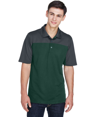 CE101 Ash City - Core 365 Men's Balance Colorblock in Forest/ carbon