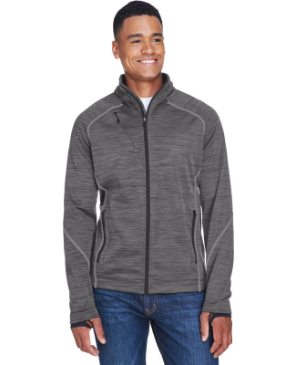 88697 Ash City - North End Sport Red Men's Flux Mélange Bonded Fleece Jacket