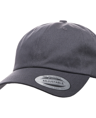 Yupoong 6245CM Unstructured Classic Dad Hat in Dark Grey