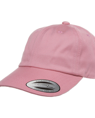 Yupoong 6245CM Unstructured Classic Dad Hat in Pink