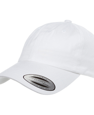 Yupoong 6245CM Unstructured Classic Dad Hat in White