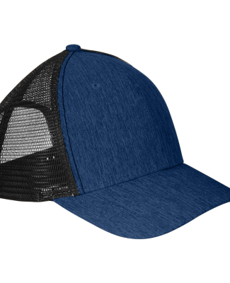 BA540 Big Accessories Sport Trucker Cap in Navy/ black