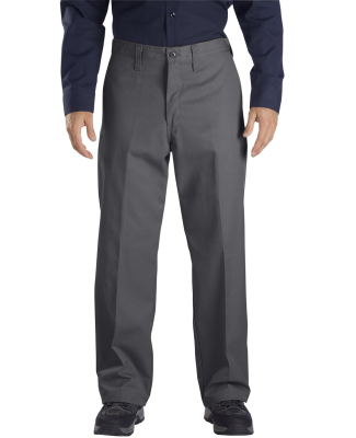 LP812 Dickies 7.75 oz. Industrial Flat Front Pant in Charcoal _30
