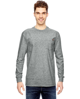 WL450 Dickies 6.75 oz. Heavyweight Work Long-Sleev in Heather grey