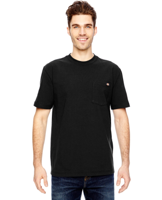 WS450T Dickies 6.75 oz. Heavyweight Tall Work T-Sh in Black