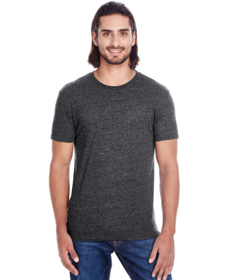 102A Threadfast Apparel Unisex Triblend Short-Slee in Black triblend