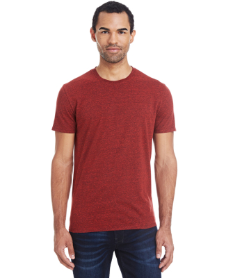 102A Threadfast Apparel Unisex Triblend Short-Slee in Cardinal black triblend