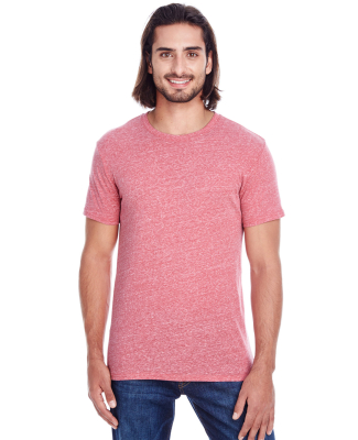 102A Threadfast Apparel Unisex Triblend Short-Slee in Red triblend