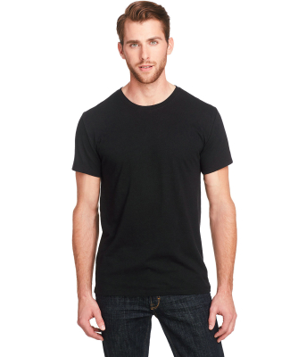 102A Threadfast Apparel Unisex Triblend Short-Slee in Solid black triblend