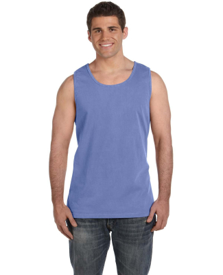 C9360 Comfort Colors Ringspun Garment-Dyed Tank in Flo blue