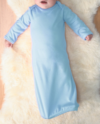 4406 Rabbit Skins Infant Baby Rib Lap Shoulder Lay in Light blue