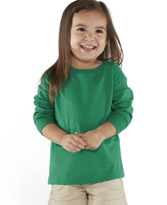 RS3302 Rabbit Skins Toddler Fine Jersey Long Sleev in Kelly