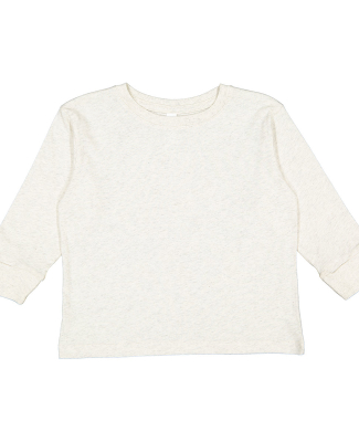 RS3302 Rabbit Skins Toddler Fine Jersey Long Sleev in Natural heather