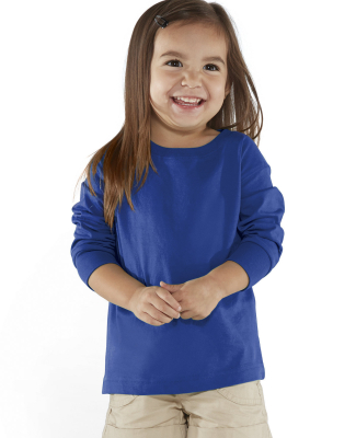 RS3302 Rabbit Skins Toddler Fine Jersey Long Sleev in Royal