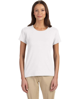DP182W Devon & Jones Ladies' Perfect Fit™ Shell  in White