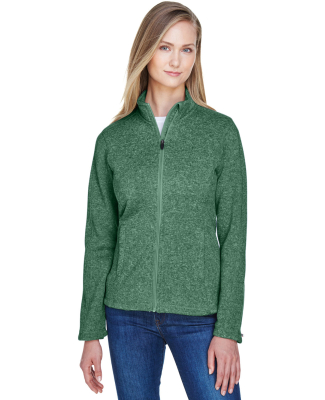 DG793W Devon & Jones Ladies' Bristol Full-Zip Swea in Forest heather