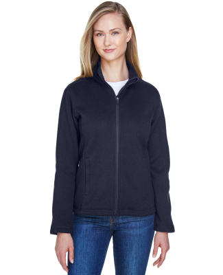 DG793W Devon & Jones Ladies' Bristol Full-Zip Swea in Navy