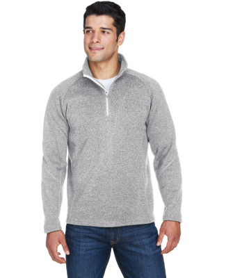 DG792 Devon & Jones Adult Bristol Sweater Fleece Q in Grey Heather