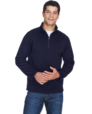 DG792 Devon & Jones Adult Bristol Sweater Fleece Q in Navy