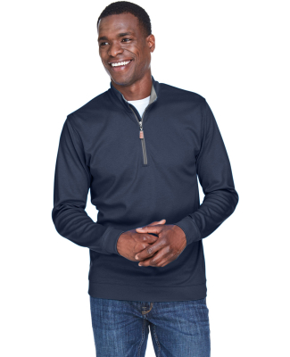 DG479 Devon & Jones Men's DRYTEC20™ Performance in Navy/ grey heather/ graphite