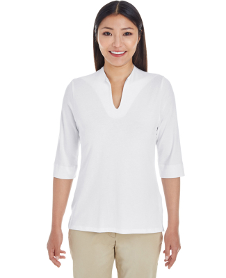 DP188W Devon & Jones Ladies' Perfect Fit™ Tailor in White