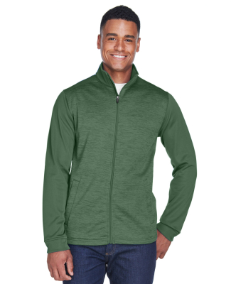 DG796 Devon & Jones Men's Newbury Colorblock Méla in Forest/ forest heather