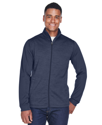 DG796 Devon & Jones Men's Newbury Colorblock Méla in Navy/ navy heather