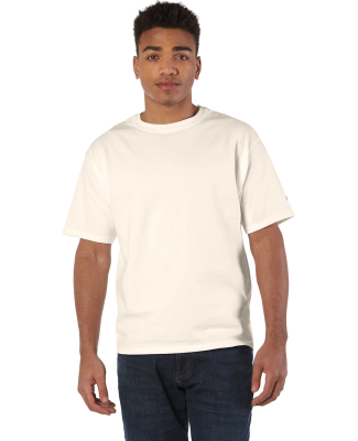 T105 Champion Logo Heritage Jersey T-Shirt in Natural
