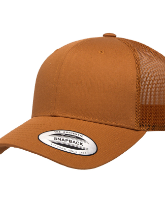6606 Yupoong Retro Trucker Cap in Caramel