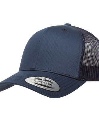 6606 Yupoong Retro Trucker Cap in Navy