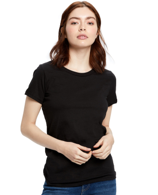 US Blanks US100 Women's Jersey T-Shirt in Black