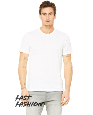 Bella + Canvas 3880 Fast Fashion Unisex Viscose Fa in White