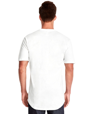 Next Level 3602 Cotton Long Body Crew in White