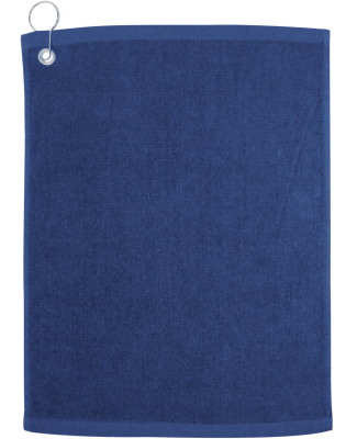 Carmel Towel Company C1518GH Velour Hemmed Towel w in Navy