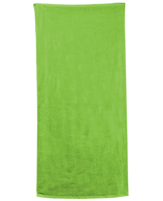 Carmel Towel Company C3060P Polka Dot Velour Beach in Kiwi
