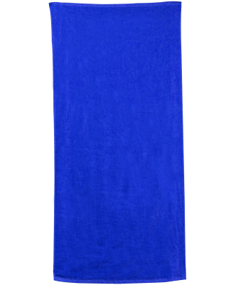 Carmel Towel Company C3060P Polka Dot Velour Beach in Royal