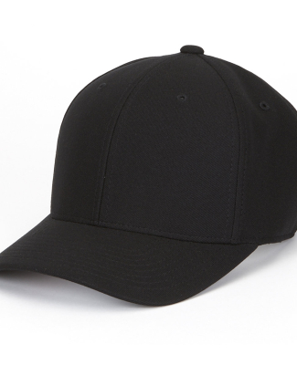 Flexfit 110P One Ten Mini-Pique Cap in Black