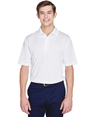 UltraClub 8610 Men's Cool & Dry 8 Star Elite Perfo in White