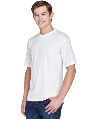 UltraClub 8620 Men's Cool & Dry Basic Performance  in White
