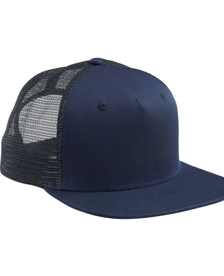 Big Accessories BX025 Surfer Trucker Cap in Navy/ navy
