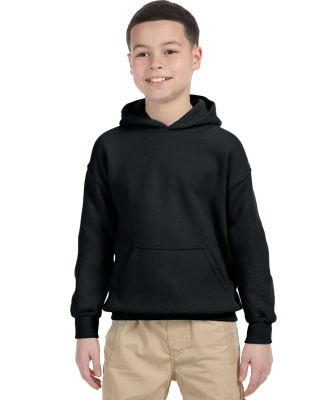 G185B Gildan Youth 7.75 oz. Heavy Blend™ 50/50 H in Black