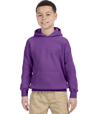 G185B Gildan Youth 7.75 oz. Heavy Blend™ 50/50 H in Purple