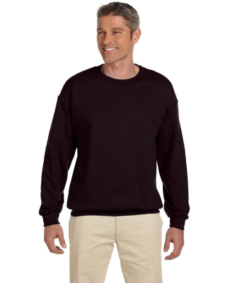 18000 Gildan 7.75 oz. Heavy Blend 50/50 Fleece Cre in Dark chocolate