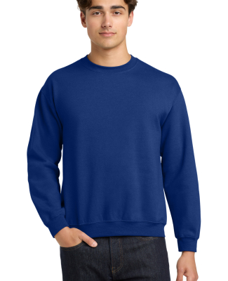 18000 Gildan 7.75 oz. Heavy Blend 50/50 Fleece Cre in Fan deep royal