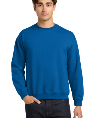 18000 Gildan 7.75 oz. Heavy Blend 50/50 Fleece Cre in Neon blue