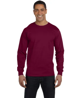 8400 Gildan 5.6 oz. Ultra Blend® 50/50 Long-Sleev in Maroon